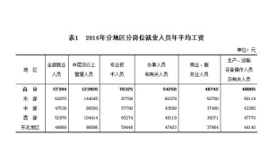 2016各行业平均工资发布 IT业破12万元首超金融业
