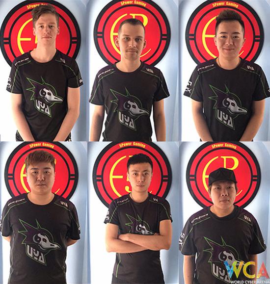 队员:FEjtZ(左上)、VOFKIN(中上)、Qkakingofking(右上)、 Forget(左下)、XiaosaGe(中下)、Benny(右下)(教练)