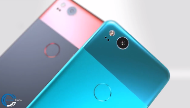 Google Pixel XL 2渲染图