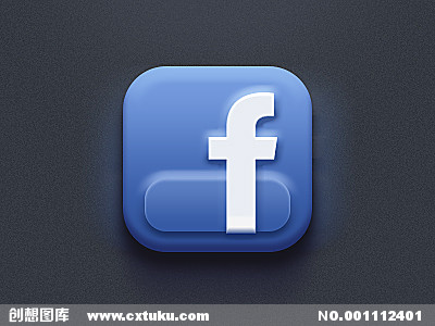 立体facebook标志