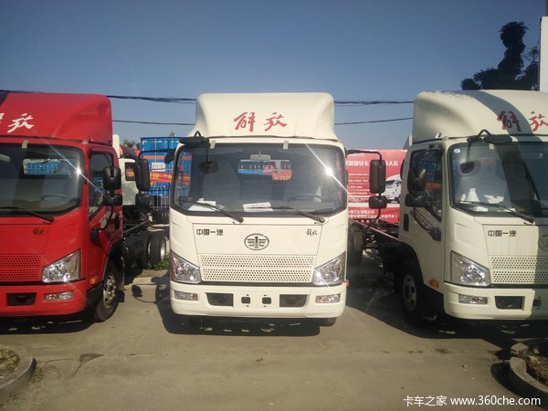 新车优惠东莞解放J6F载货车仅售11万元