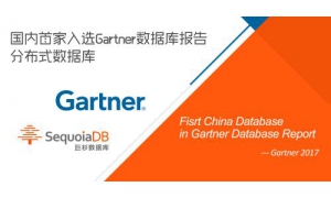 SequoiaDB巨杉数据库入选Gartner数据库2017报