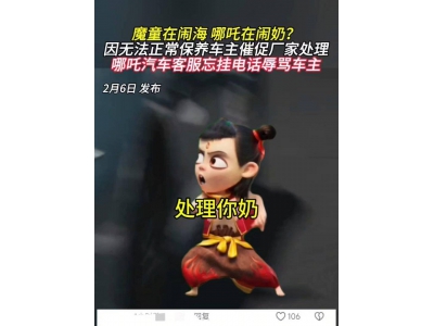 哪吒汽车客服辱骂车主引热议，官方：涉事员工