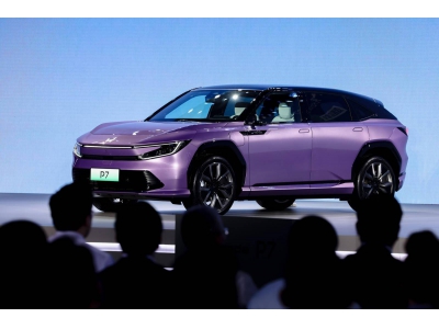 广汽本田纯电SUV P7即将下线，续航650km性能强劲引