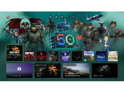Xbox献礼！微软50周年庆典，新背景主题等你来领