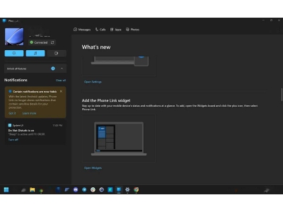微软Phone Link更新：Win10/11电脑重获同步安卓敏感