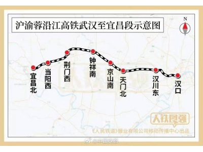 沿江高铁武宜段静态验收启动，预计9月通车缩短