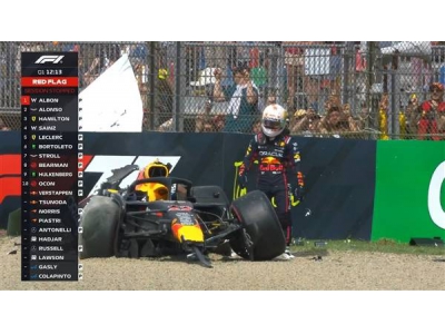 F1车手角田裕毅伊莫拉站遇险，Halo头部保护系统