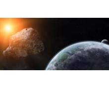 一颗巨大小行星以极高速度掠过地球