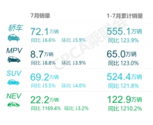 乘联会：7 月中国市场销量占全球新能源 53%
