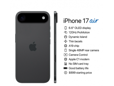 iPhone 17 Air五大特点：今年最特殊的