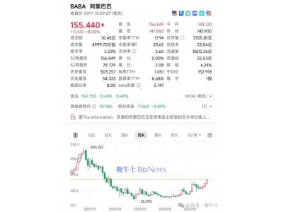 阿里百度齐发力：自主研发芯片训练AI模型，美股