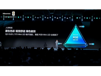 多看 1.2 亿极致色彩!海信首发玲珑真彩背光技术