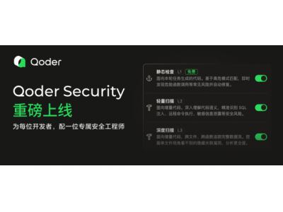 阿里Qoder上线全新安全能力,为每位用户配备一位