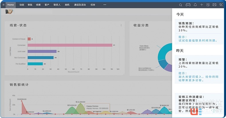 报表预警、推送线索、追发邮件,百会CRM如何在产品中落地人工智能? ...