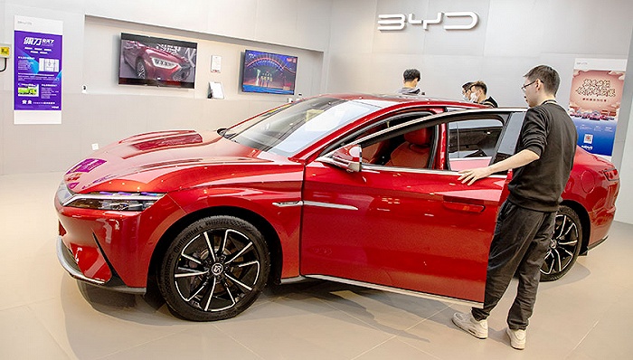 比亚迪乘用车 2021 年累计销量超 73 万辆，新能源